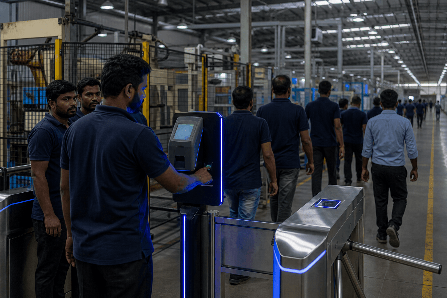 SmartAttendance manufacturing shift attendance