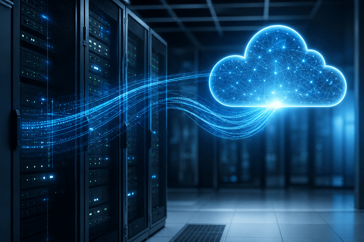 Legacy servers transitioning securely to modern cloud infrastructure